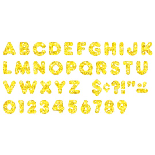 4" Uppercase Sparkle Ready Letters